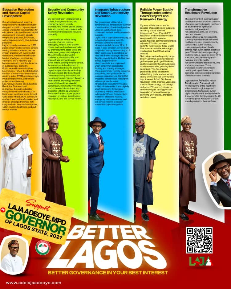 BETTER LAGOS AGENDA 2027