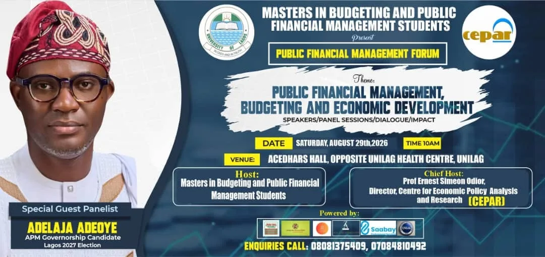 Ex-EFCC Chairman Bawa, Other Experts Join Me at UNILAG Summit as I Call for Greater Accountability in Lagos Public Finance