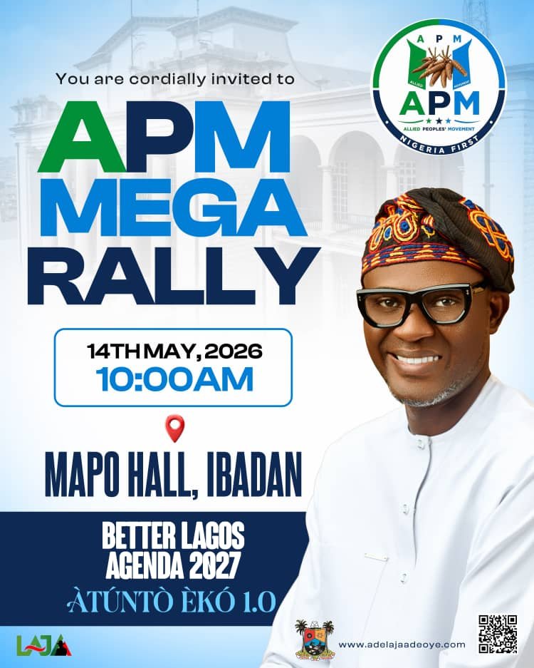Welcome to the PDP-APM Unity Rally At Mapo Hall, Ibadan. 